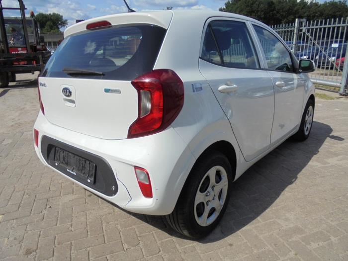 Kia Picanto 1.0 12V Sloopvoertuig (2019, Wit)