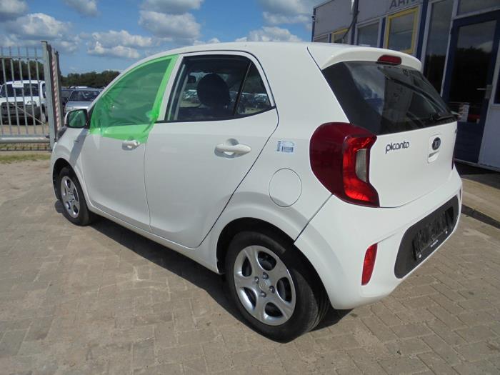 Kia Picanto 1.0 12V Sloopvoertuig (2019, Wit)