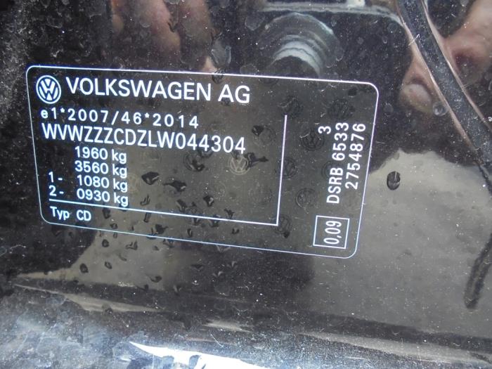 Volkswagen Golf VIII 2.0 TDI BlueMotion 16V Sloopvoertuig (2020, Zwart)