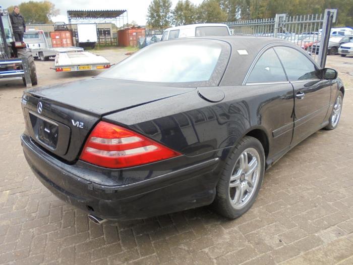 Mercedes CL 5.8 CL-600 V12 36V Sloopvoertuig (2001, Zwart)