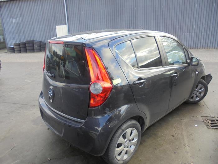Opel Agila 1.2 16V Sloopvoertuig (2009, Zwart)