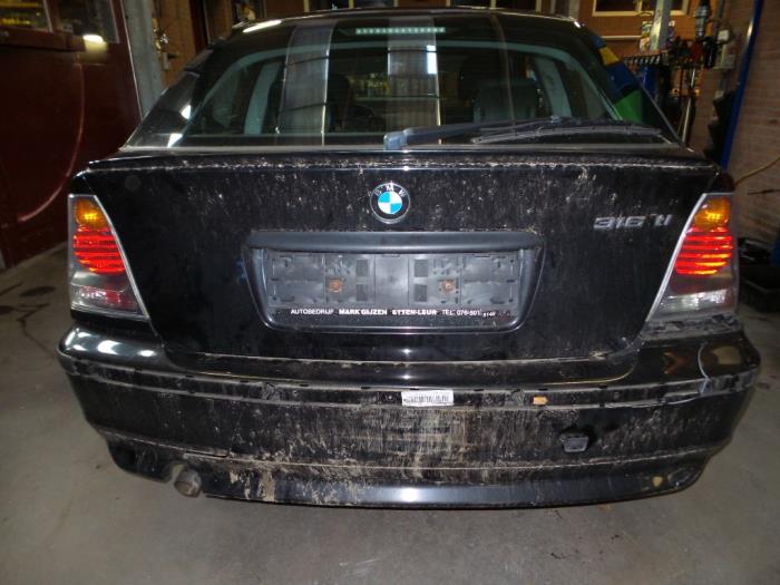 BMW 3 serie Compact 316ti 16V Sloopvoertuig (2001, Zwart)