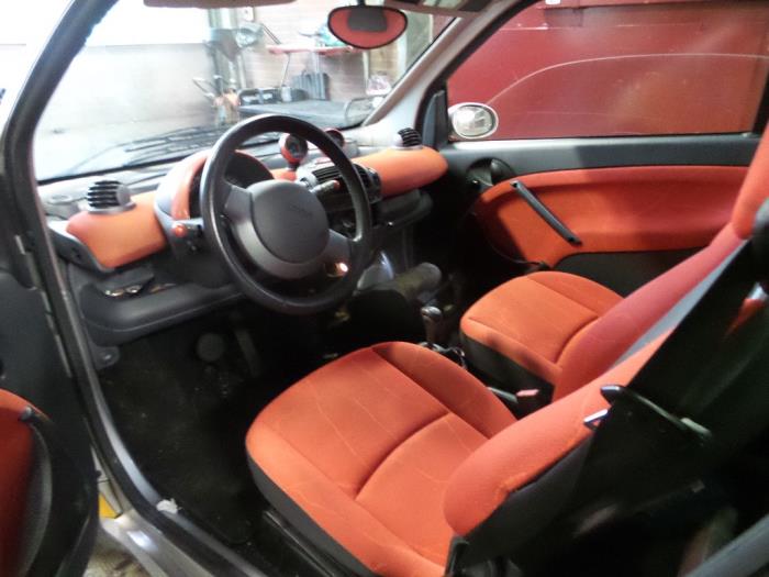 Smart Fortwo Coupé 0.7 Sloopvoertuig (2004, Geel, Grijs)