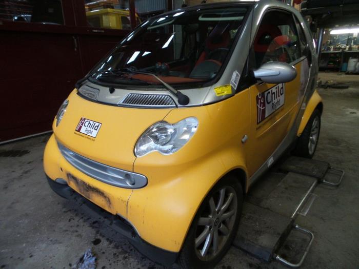 Smart Fortwo Coupé 0.7 Sloopvoertuig (2004, Geel, Grijs)