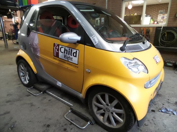 Smart Fortwo Coupé 0.7 Sloopvoertuig (2004, Geel, Grijs)