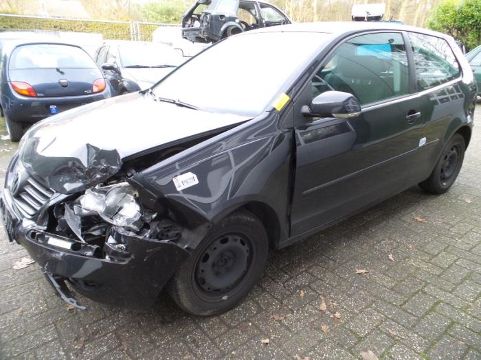 Volkswagen Polo IV 1.2 12V Sloopvoertuig (2005, Zwart)