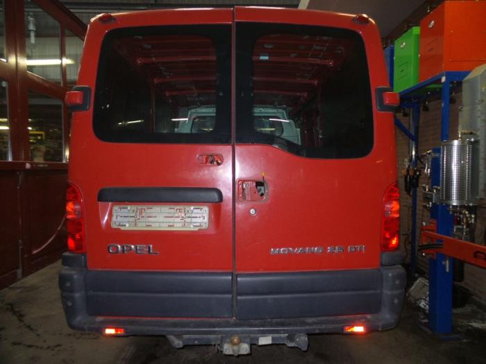 Opel Movano 2.5 DTI Sloopvoertuig (2003, Rood)