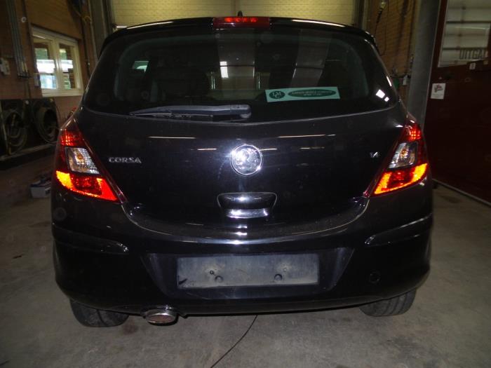 Opel Corsa D 1.4 16V Twinport Sloopvoertuig (2010, Zwart)