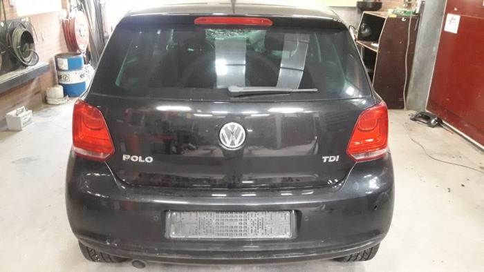 Volkswagen Polo V 1.6 TDI 16V 90 Sloopvoertuig (2010, Zwart)