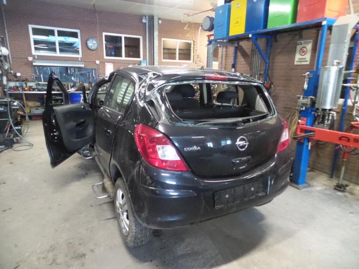 Opel Corsa D 1.2 16V Sloopvoertuig (2011, Zwart)