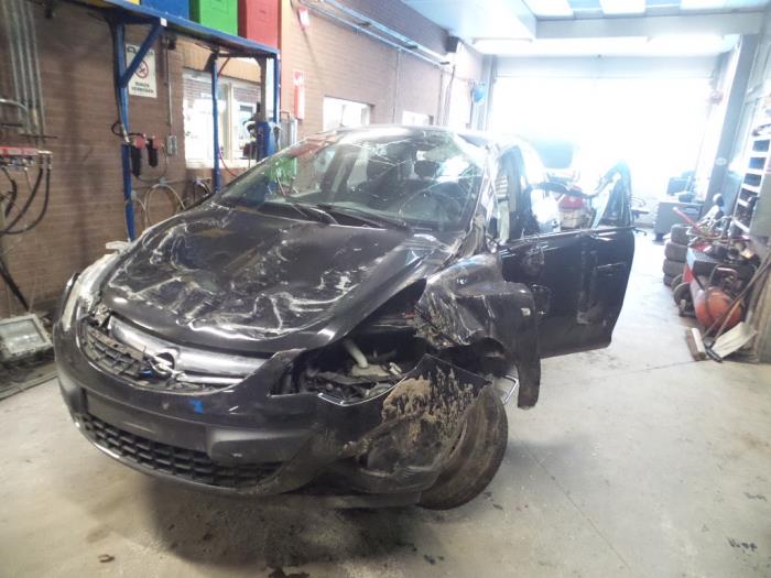 Opel Corsa D 1.2 16V Sloopvoertuig (2011, Zwart)