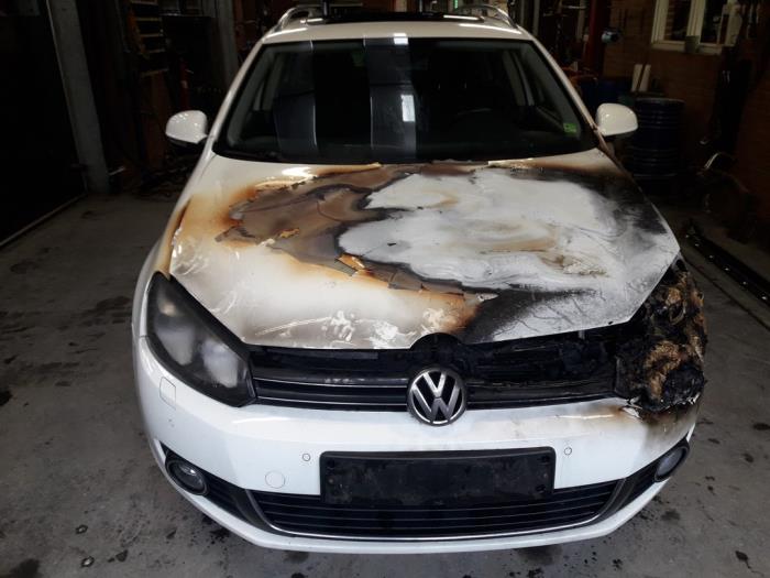 Volkswagen Golf VI Variant 1.4 TSI 122 16V Sloopvoertuig (2010, Wit)