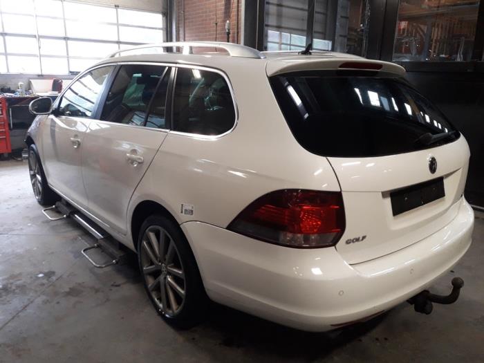 Volkswagen Golf VI Variant 1.4 TSI 122 16V Sloopvoertuig (2010, Wit)