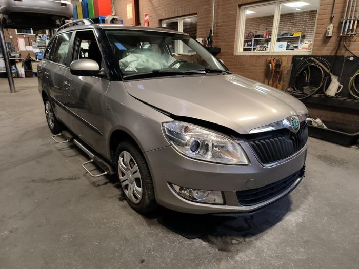 Skoda Fabia II Combi 1.2 TDI 12V Greenline Sloopvoertuig (2010, Beige)