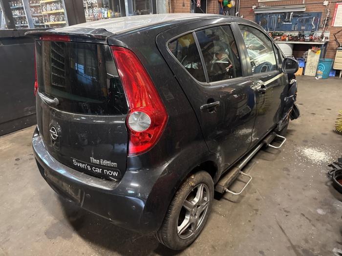 Opel Agila 1.2 16V Sloopvoertuig (2010, Zwart)
