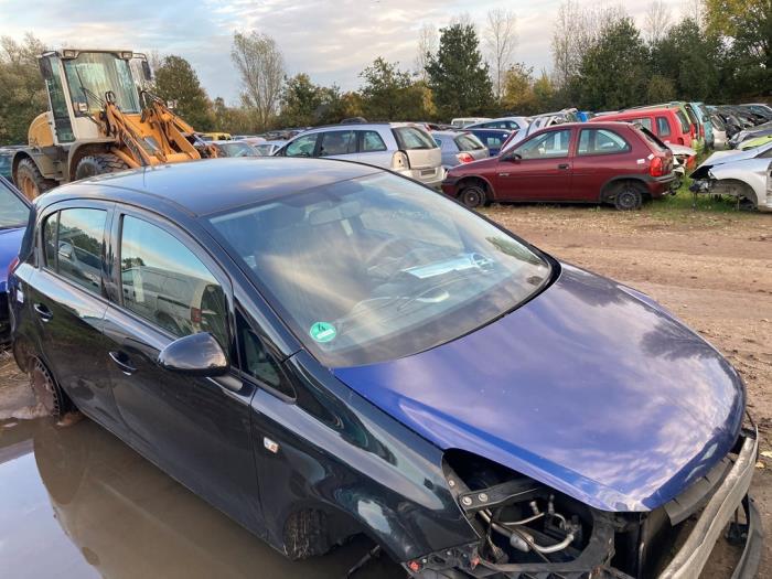 Opel Corsa D 1.2 16V Sloopvoertuig (2008, Zwart)