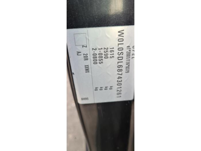 Opel Corsa D 1.4 16V Twinport Sloopvoertuig (2007, Zwart)