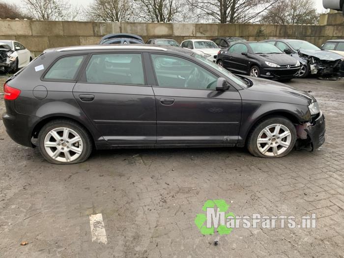 Audi A3 Sportback 1.9 TDI Sloopvoertuig (2010, Zwart)
