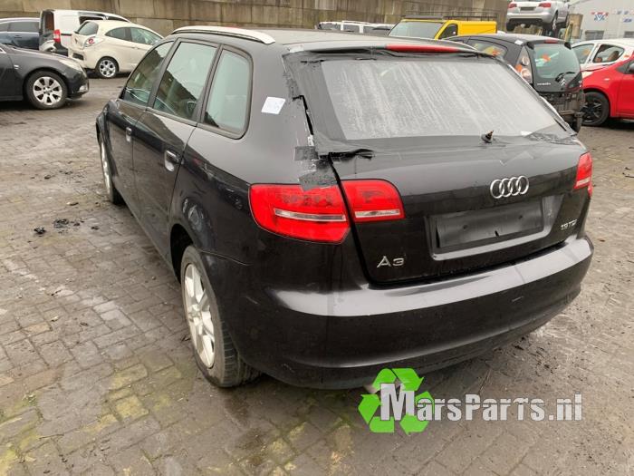 Audi A3 Sportback 1.9 TDI Sloopvoertuig (2010, Zwart)
