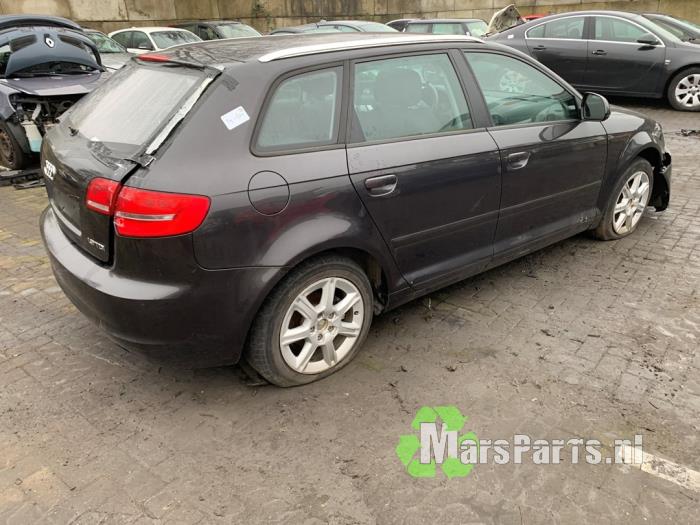 Audi A3 Sportback 1.9 TDI Sloopvoertuig (2010, Zwart)