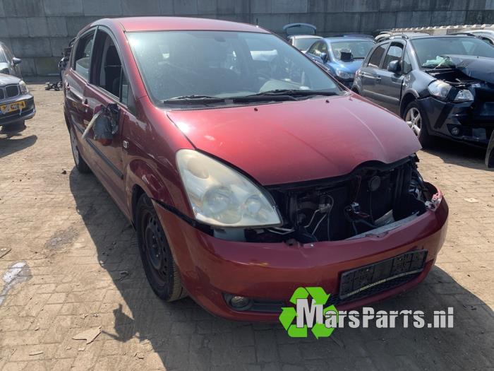 Toyota Corolla Verso 1.8 16V VVT-i Sloopvoertuig (2004, Rood)