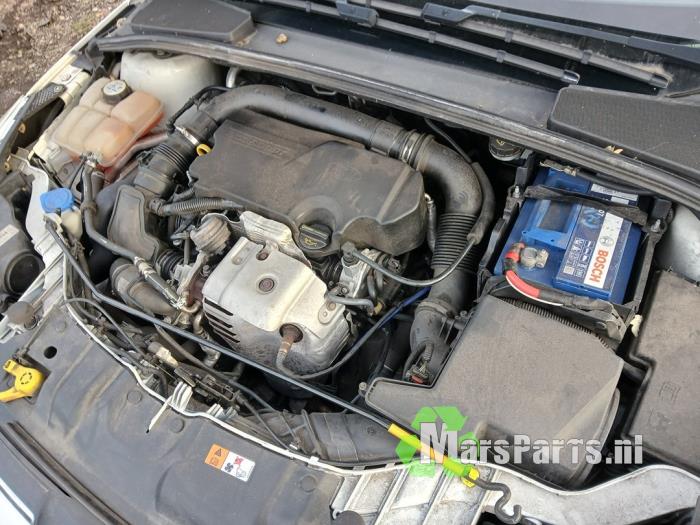 Ford Focus 3 Wagon 1.0 Ti-VCT EcoBoost 12V 100 Sloopvoertuig (2014, Wit)