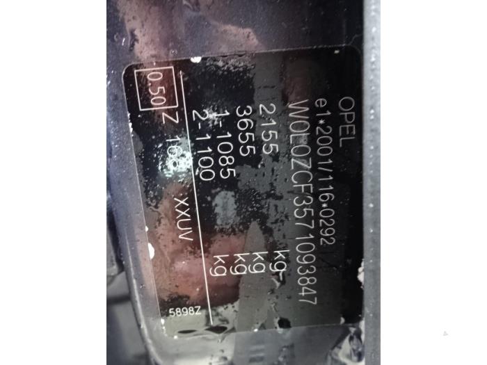 Opel Vectra C Caravan 1.9 CDTI 16V Sloopvoertuig (2007, Blauw)