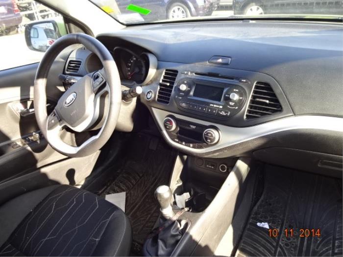 Kia Picanto 1.0 12V Sloopvoertuig (2011, Geel)