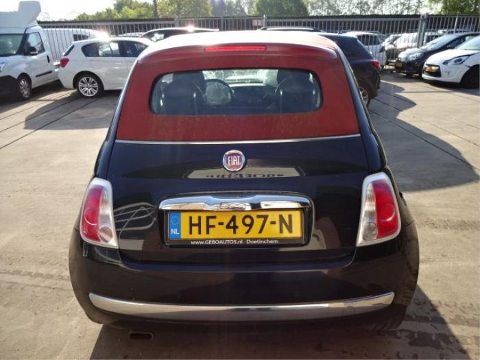 Fiat 500 1.2 Sloopvoertuig (2011, Zwart)