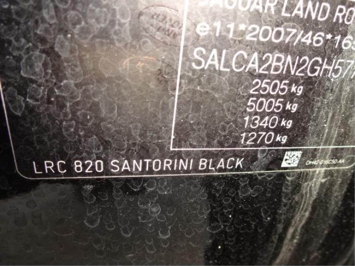 Landrover Discovery Sport 2.0 TD4 180 16V Sloopvoertuig (2016, Zwart)