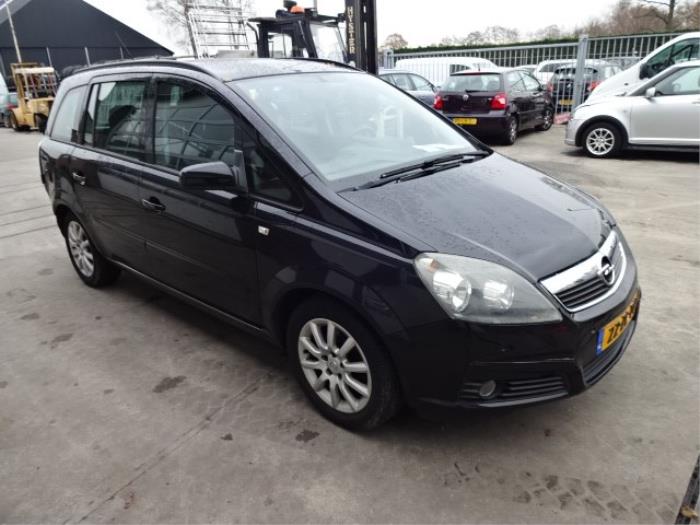 Opel Zafira 1.8 16V Ecotec Sloopvoertuig (2008, Zwart)