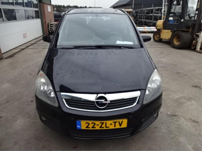 Opel Zafira 1.8 16V Ecotec Sloopvoertuig (2008, Zwart)