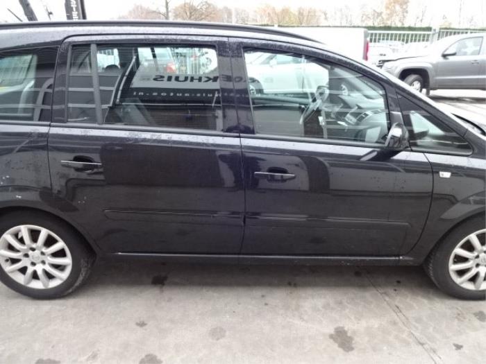 Opel Zafira 1.8 16V Ecotec Sloopvoertuig (2008, Zwart)