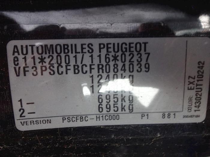 Peugeot 108 1.0 12V Sloopvoertuig (2016, Zwart)