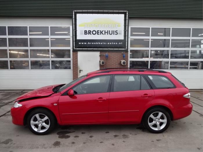 Mazda 6 Sportbreak 1.8i 16V Sloopvoertuig (2004, Rood)