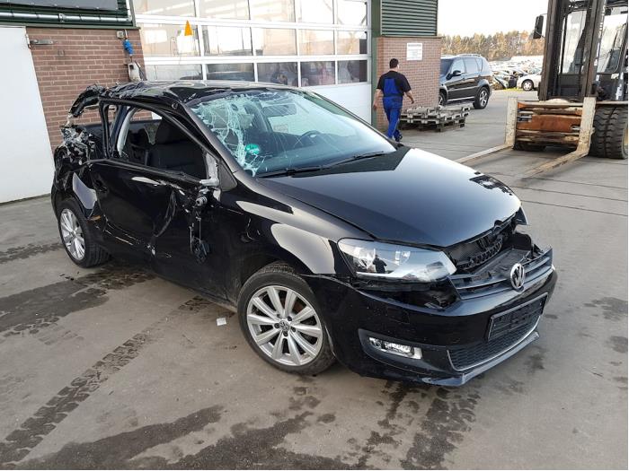 Volkswagen Polo V 1.2 TSI Sloopvoertuig (2010, Zwart)