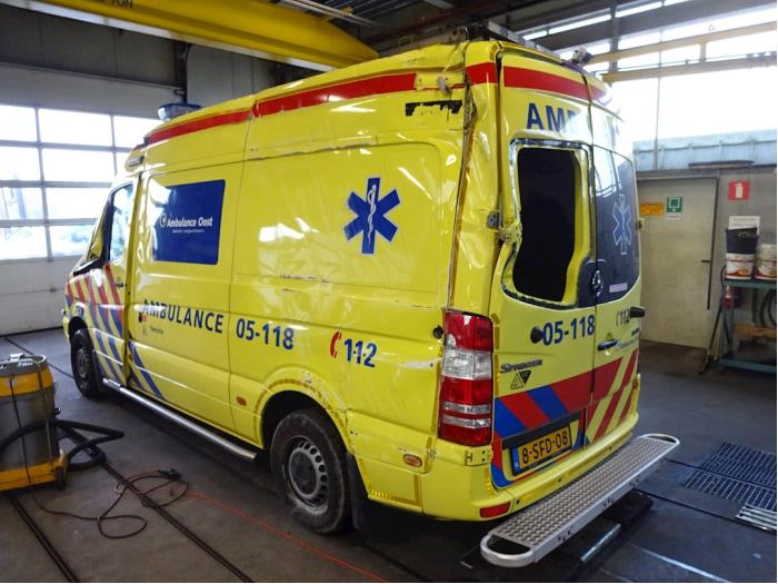 Mercedes Sprinter 3,5t 319 CDI,BlueTEC V6 24V Sloopvoertuig (2013, Geel)