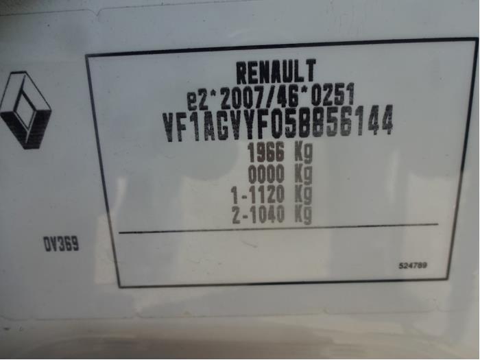 Renault Zoé 46kW Sloopvoertuig (2017, Wit)