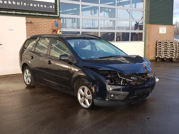 Ford Focus 2 Wagon 1.8 16V Sloopvoertuig (2007, Zwart)