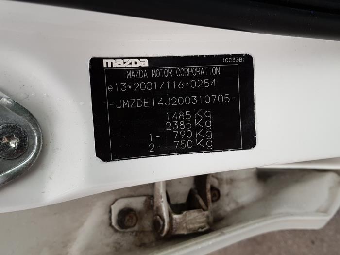 Mazda 2 1.3 16V S-VT High Power Sloopvoertuig (2010, Wit)