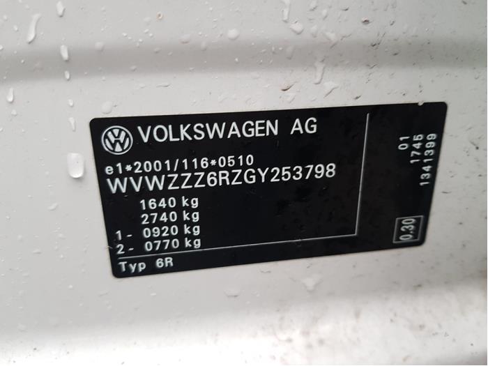 Volkswagen Polo V 1.4 TDI 12V 90 Sloopvoertuig (2016, Wit)