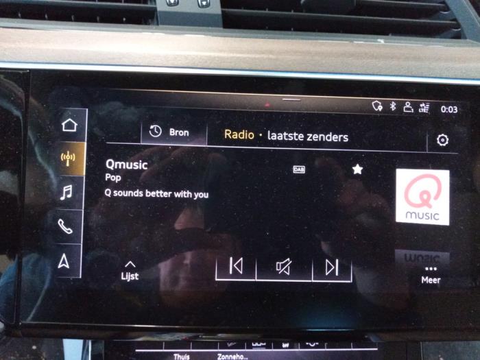 Audi e-tron 55 quattro Sloopvoertuig (2019, Geel)