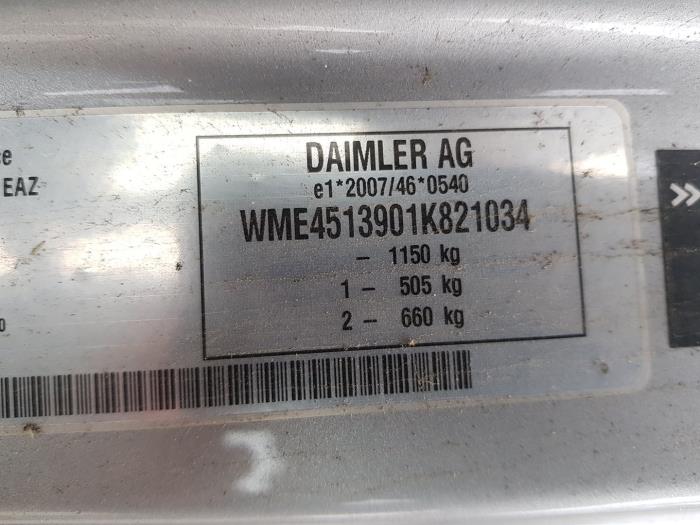 Smart Fortwo Coupé Electric Drive Sloopvoertuig (2014, Wit)