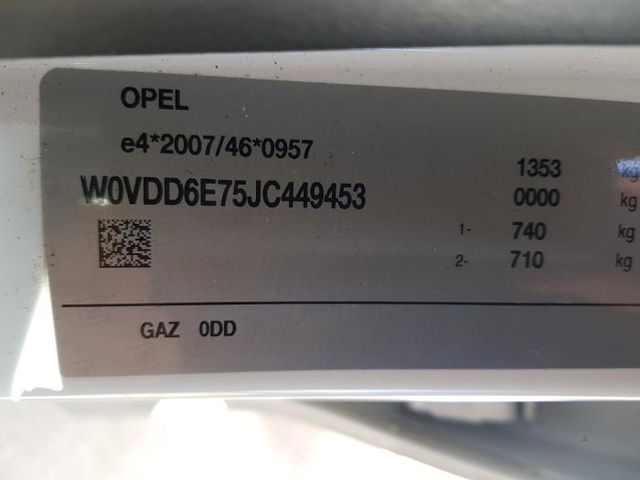 Opel Karl 1.0 12V Sloopvoertuig (2018, Wit)