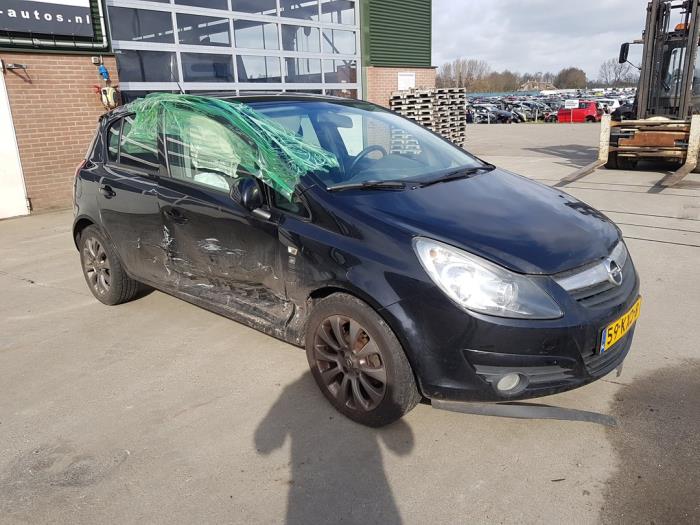 Opel Corsa D 1.2 16V Sloopvoertuig (2010, Zwart)