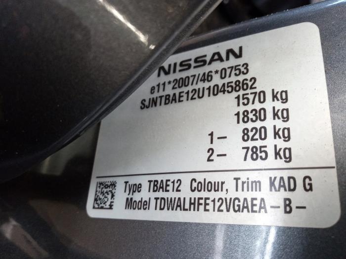 Nissan Note 1.2 DIG-S 98 Sloopvoertuig (2014, Grijs)