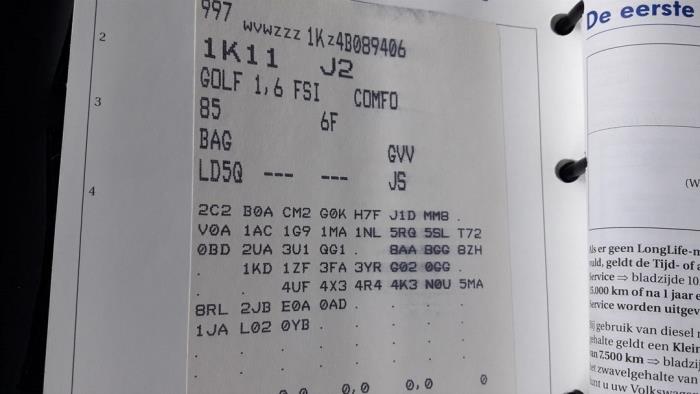 Volkswagen Golf V 1.6 FSI 16V Sloopvoertuig (2004, Blauw)