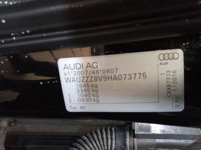 Audi A3 Sportback 1.6 TDI Ultra 16V Sloopvoertuig (2016, Zwart)