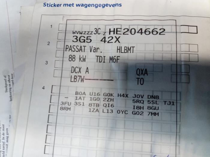 Volkswagen Passat Variant 1.6 TDI 16V Sloopvoertuig (2017, Grijs)
