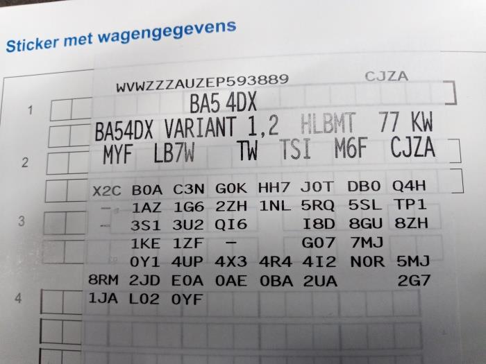 Volkswagen Golf VII Variant 1.2 TSI BlueMotion 16V Sloopvoertuig (2014, Grijs)